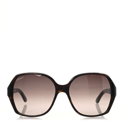 Gucci Acetate Shell Web GG 3538/S Sunglasses Tortoise 2 of 8