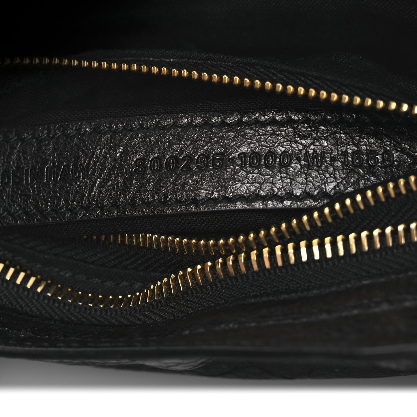 Agneau Classic Gold Hardware Mini City Black