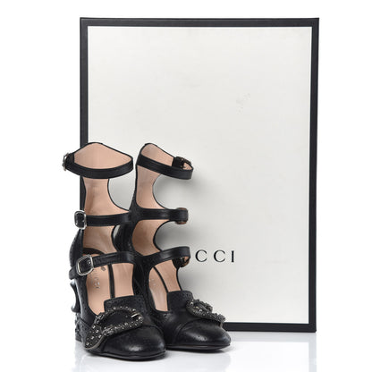 Gucci Calfskin Queercore Mid Calf Loafer Pumps 35 Black 11 of 11