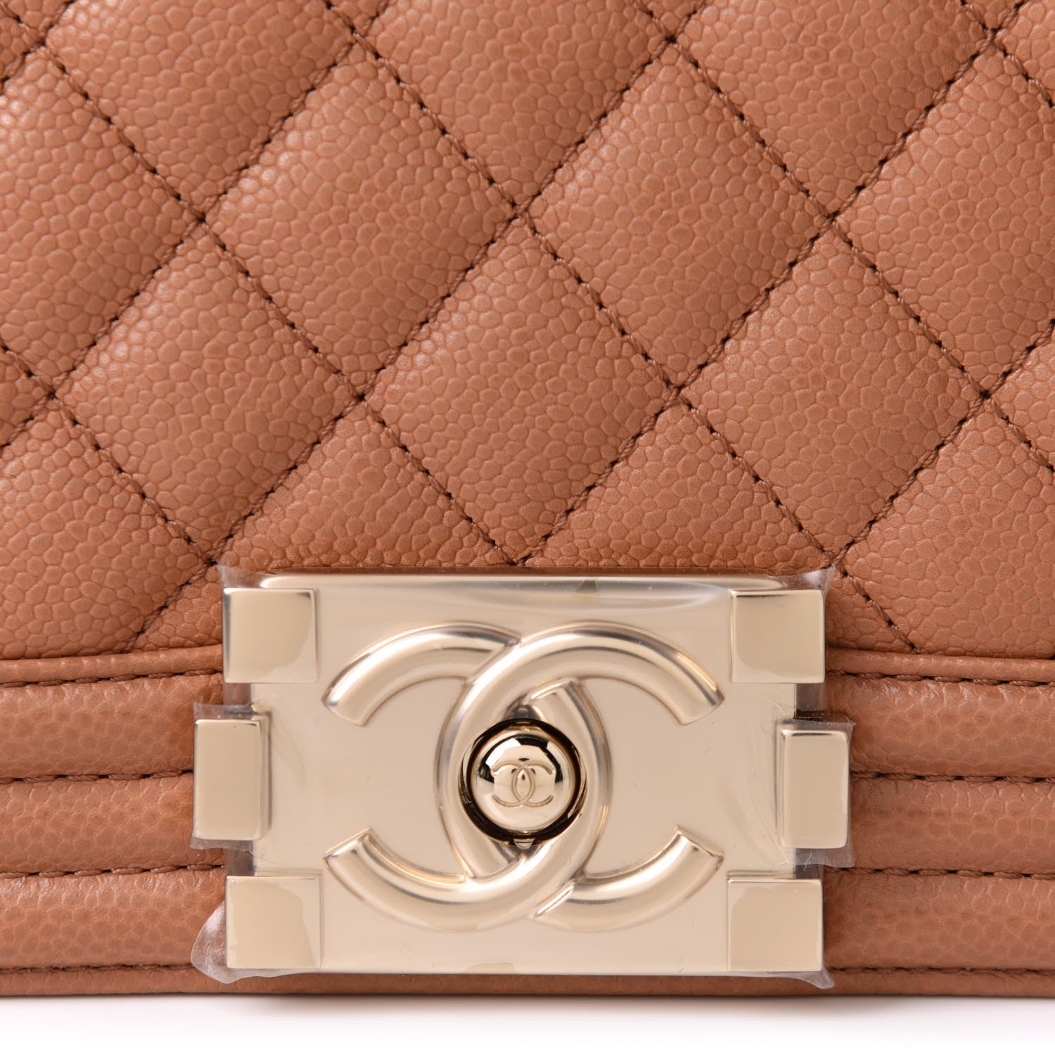 Chanel Caviar Quilted Small Boy Flap Brown 7 of 9