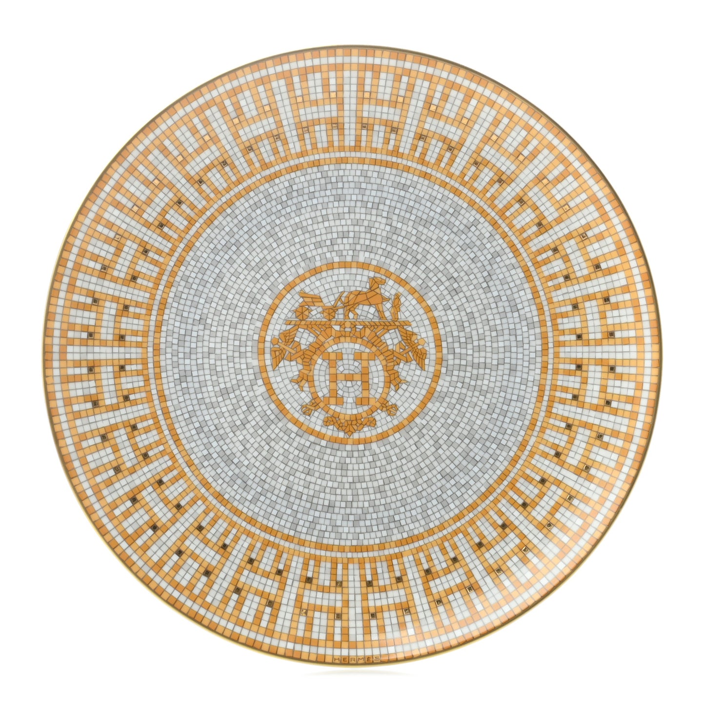 Porcelain Mosaique au 24 Dessert Plate 8.3