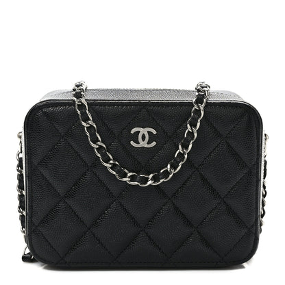 Chanel Caviar Quilted Camera Bag Black 1 of 9