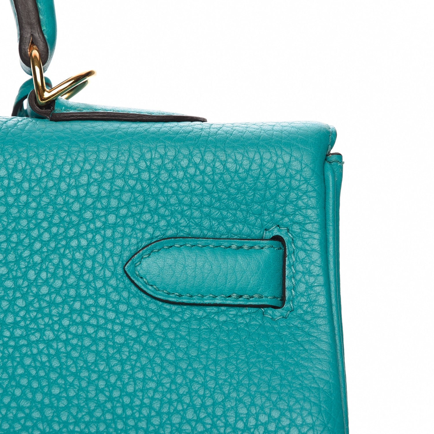 Hermes Taurillon Clemence Kelly Retourne 35 Bleu Paon 14 of 32