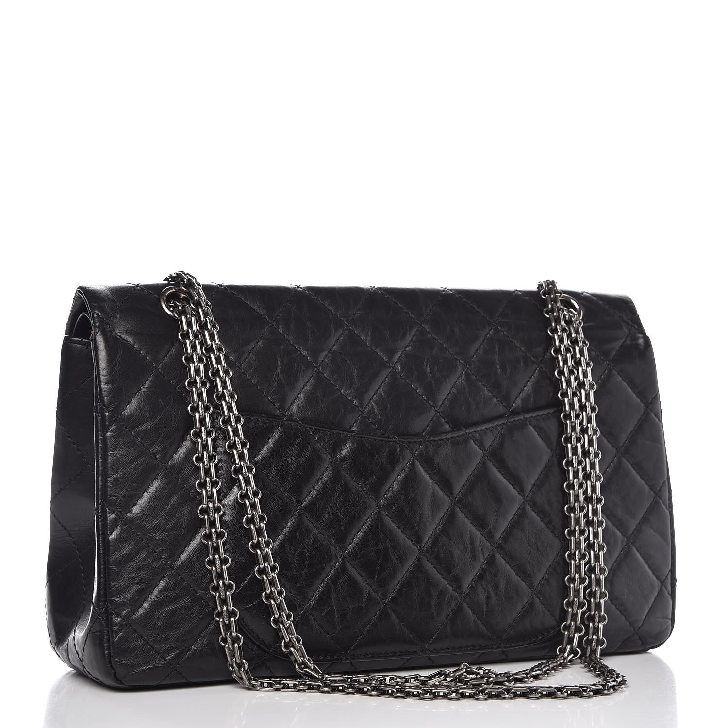 Chanel Aged Calfskin Quilted 2.55 Reissue 227 Flap Black 3 of 10