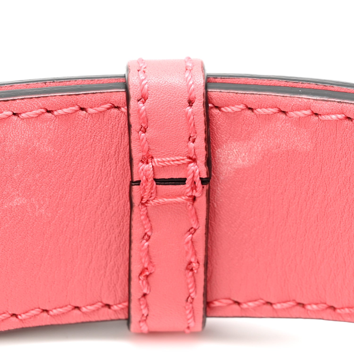 Burberry Supple Calfskin Small Bucket Bag Bright Coral Pink 11 of 11