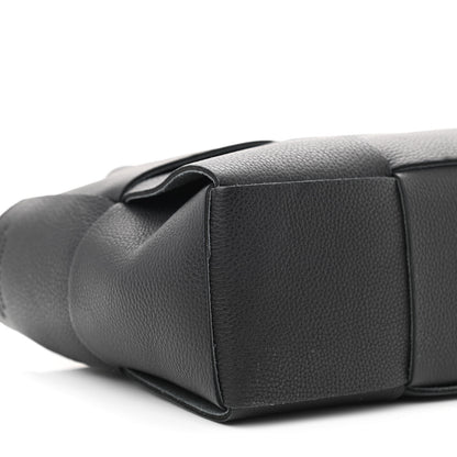 Bottega Veneta Grained Calfskin Maxi Intrecciato Mini Arco Tote Black 10 of 11