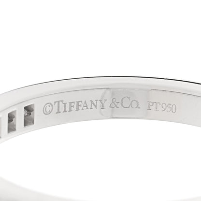 Tiffany Platinum Diamond 2mm Half Circle Wedding Band Ring 52 6 4 of 5