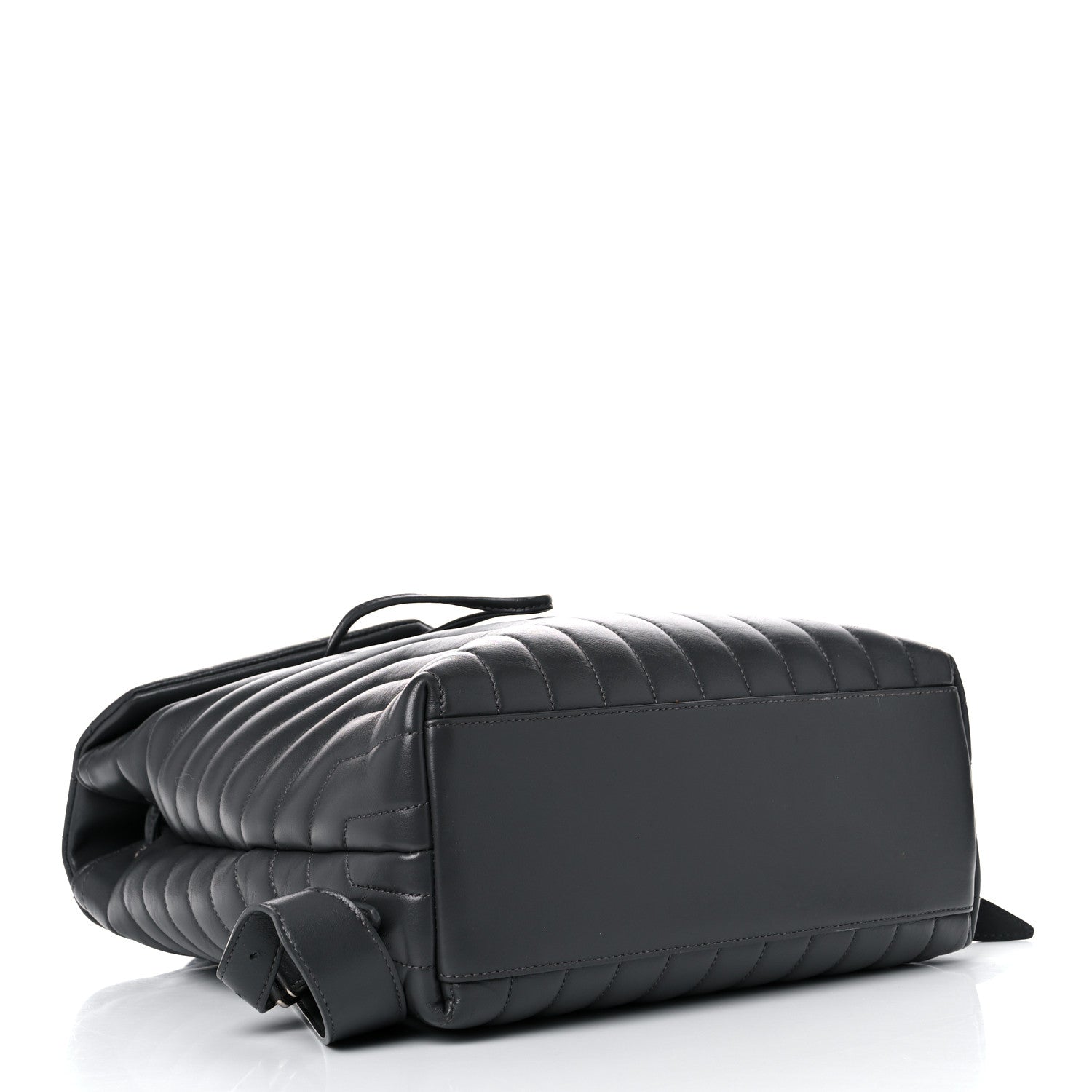 Saint Laurent Calfskin Y Quilted Monogram Medium Loulou Backpack Storm 4 of 16