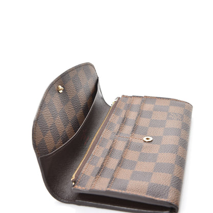 Louis Vuitton Damier Ebene Emilie Wallet 9 of 9