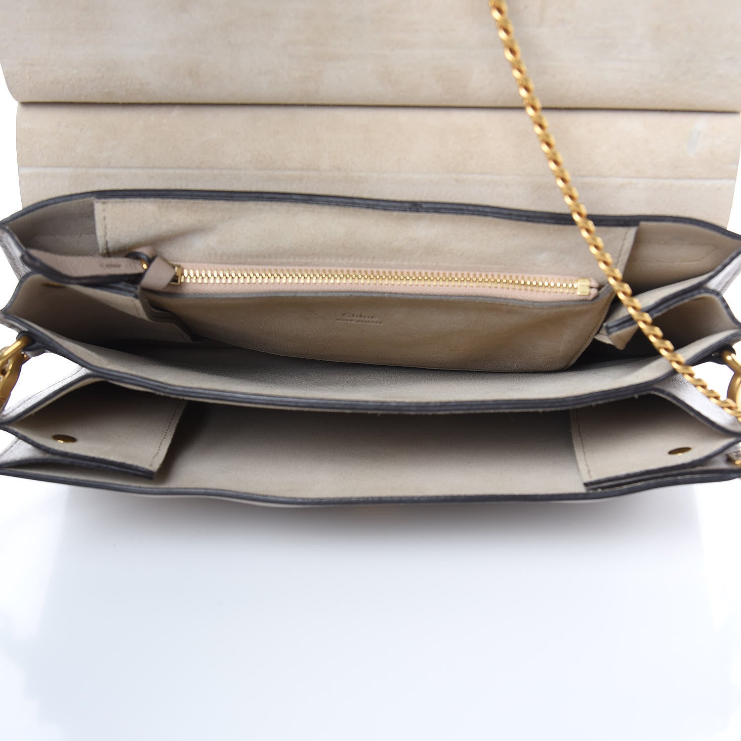 Chloe Goatskin Medium Faye Shoulder Bag Tan 5 of 15