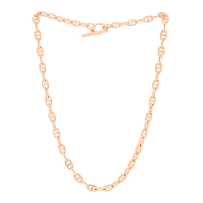 Hermes 18K Rose Gold TPM Chaine D'Ancre Necklace 2 of 5