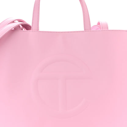 Telfar Vegan Leather Medium Shopping Bag Bubblegum 8 of 10