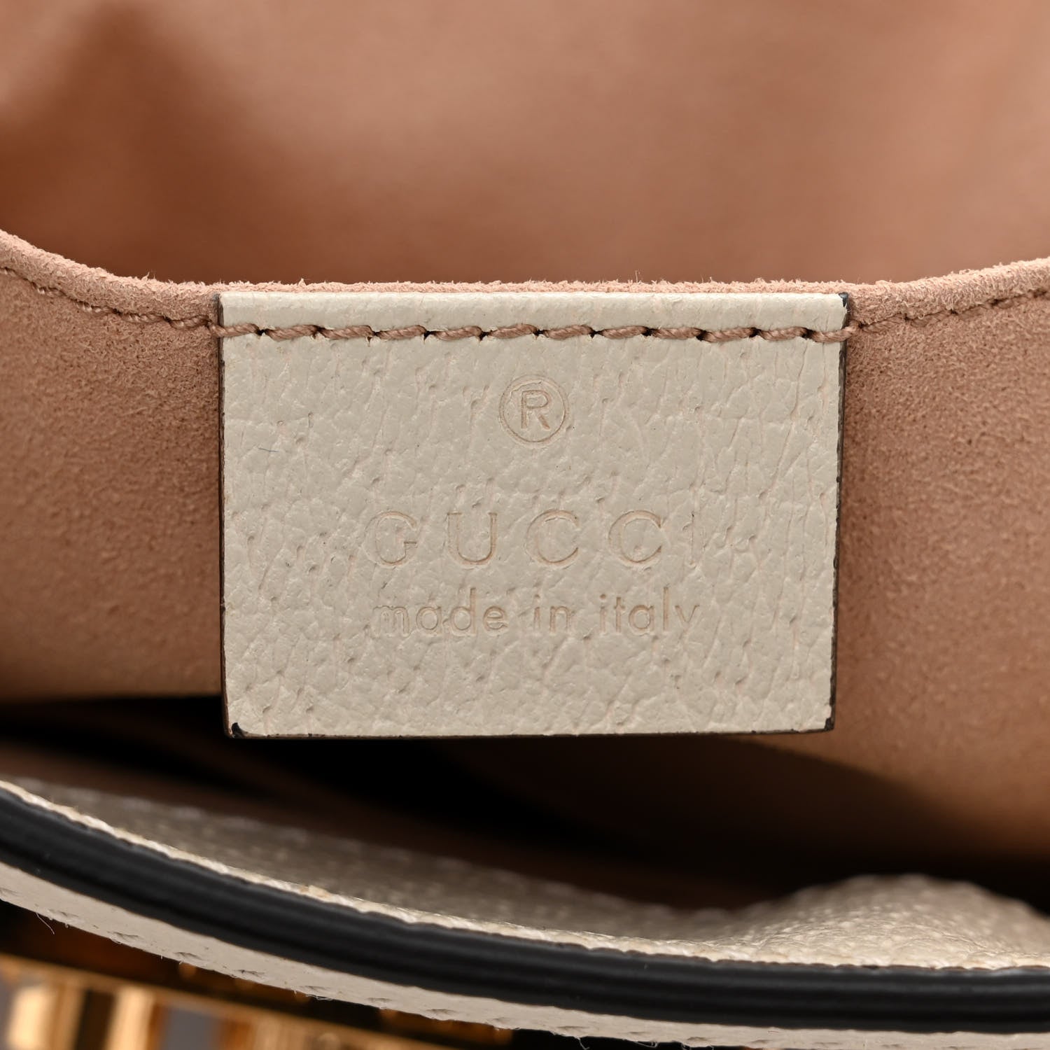 Gucci GG Supreme Monogram Flora Textured Calfskin Small Padlock Tote Beige Ebony Multicolor Mystic White 6 of 10