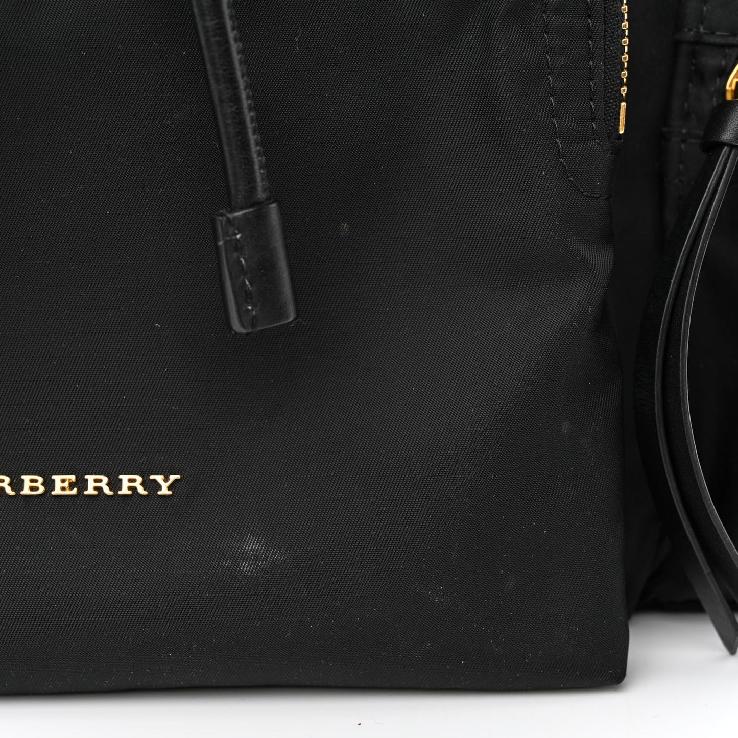 Nylon Medium Rucksack Backpack Black