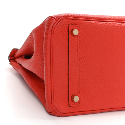 Hermes Togo Birkin 30 Capucine 9 of 16