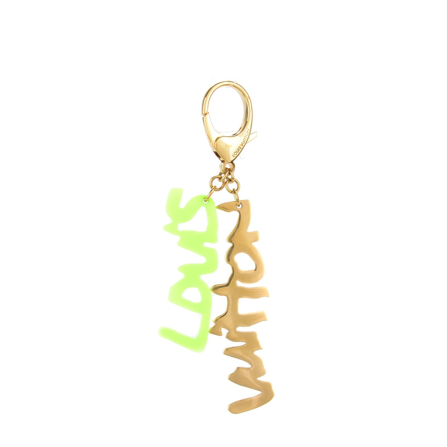 Graffiti Bag Charm Green