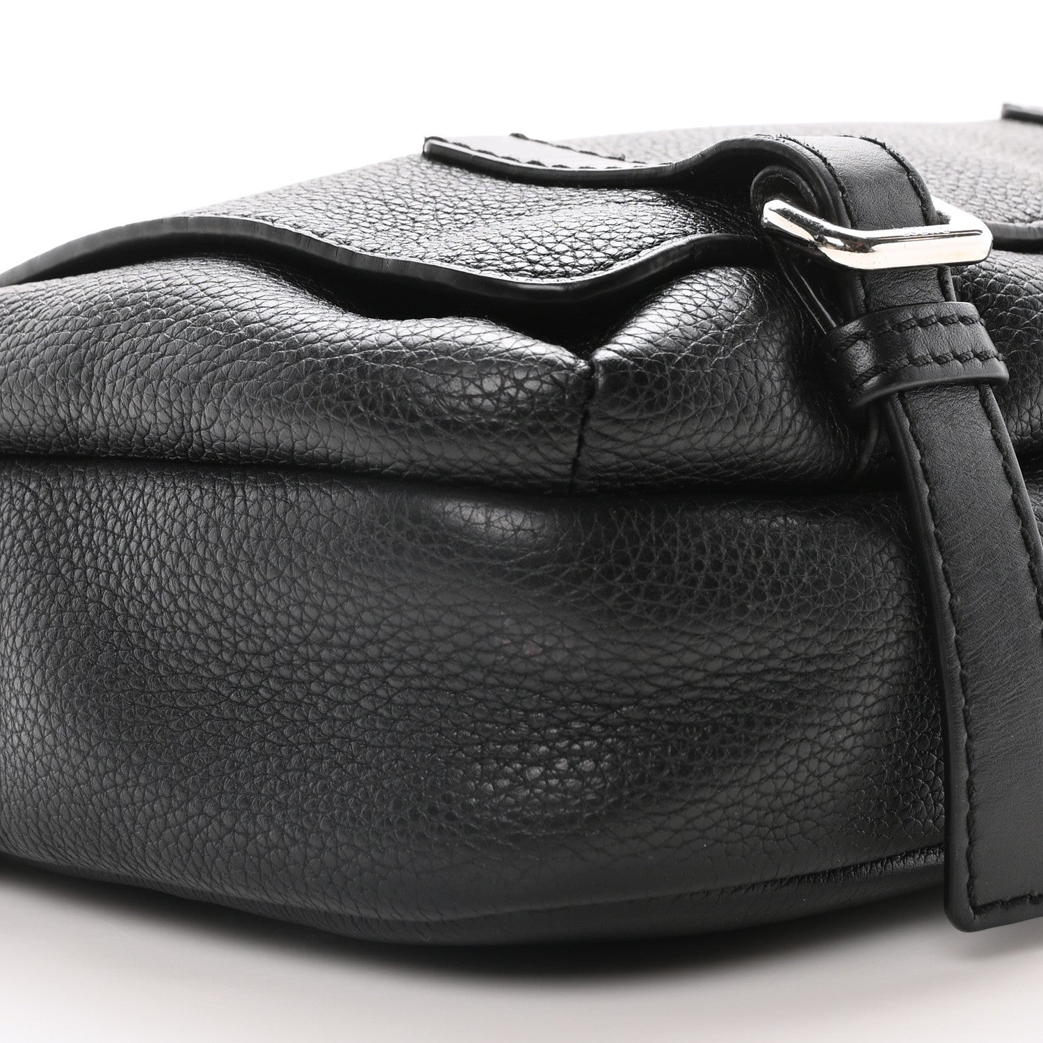 Loewe Soft Grained Calfskin XS Military Messenger Bag Black 9 of 10