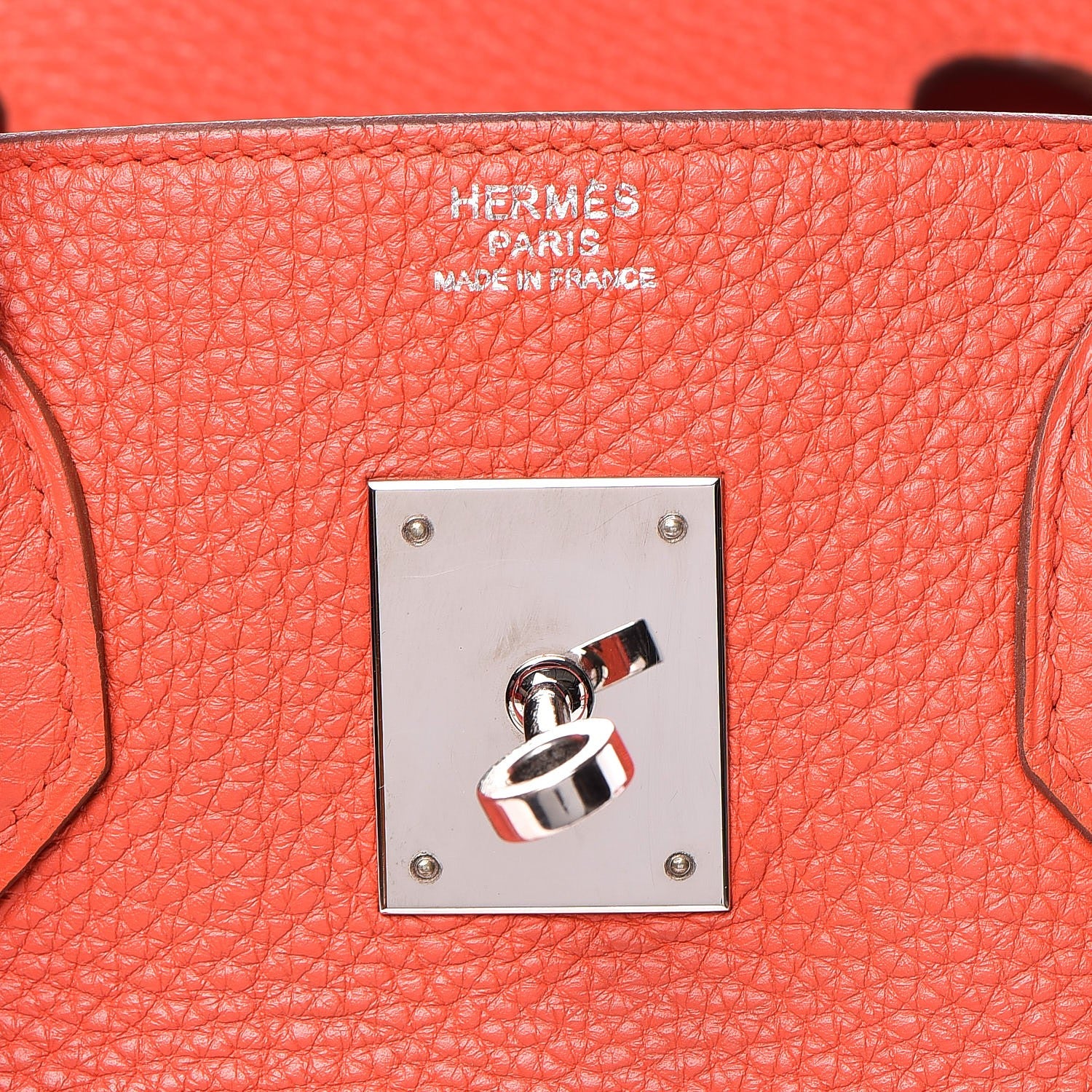 Hermes Togo Birkin 30 Capucine 18 of 39