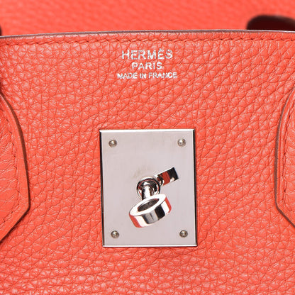 Hermes Togo Birkin 30 Capucine 18 of 39