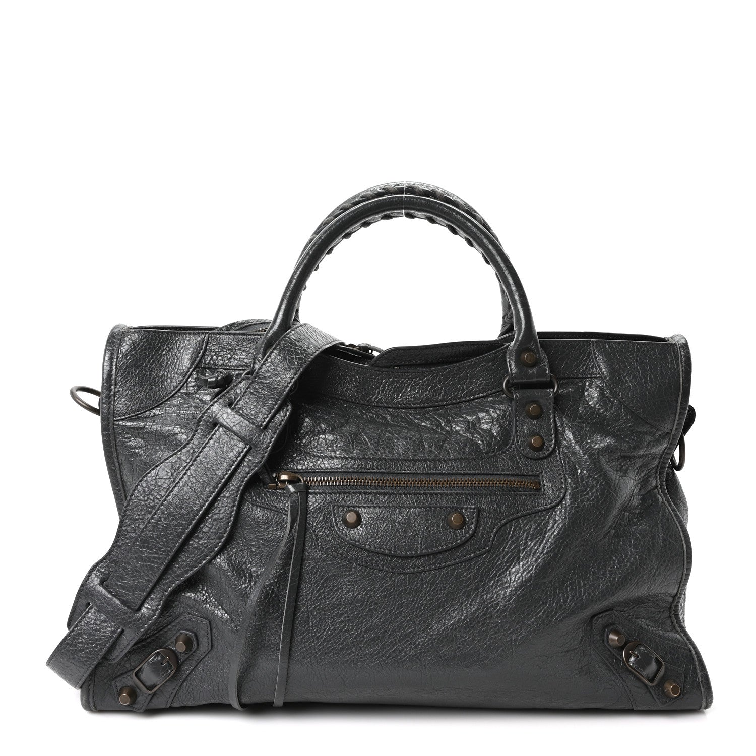 Balenciaga Agneau Classic Hardware City Anthracite 1 of 11