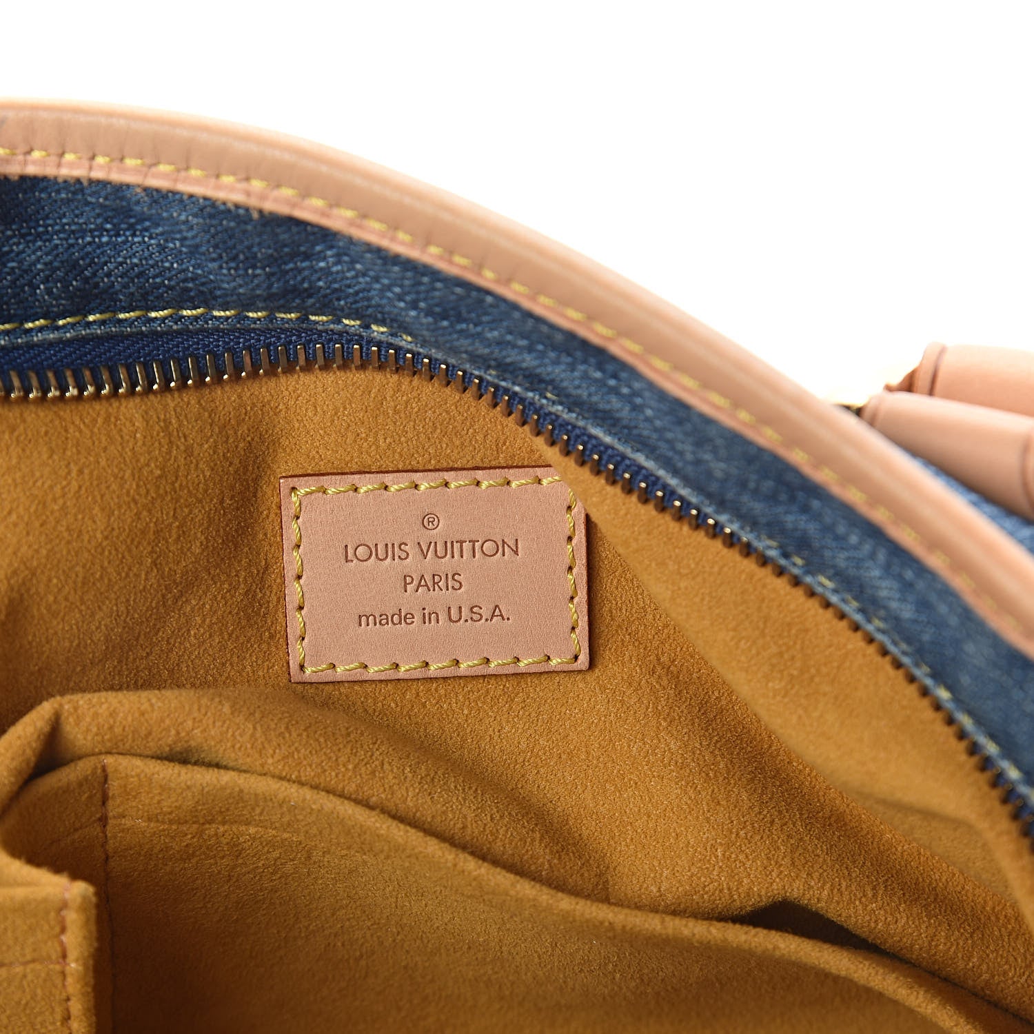 Louis Vuitton Denim Neo Cabby GM Blue 6 of 9