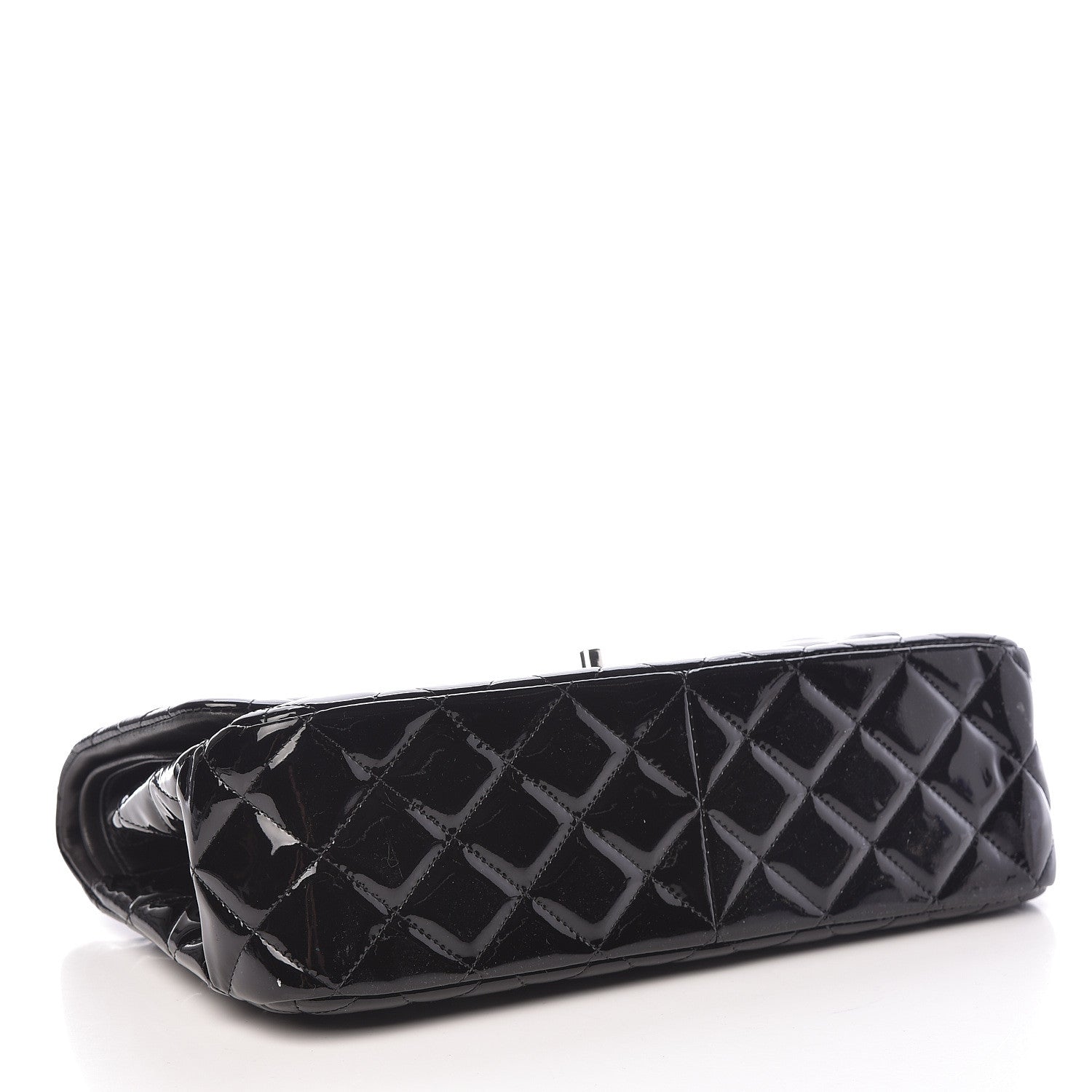 Chanel Patent Quilted Jumbo Double Flap Black 5 of 15