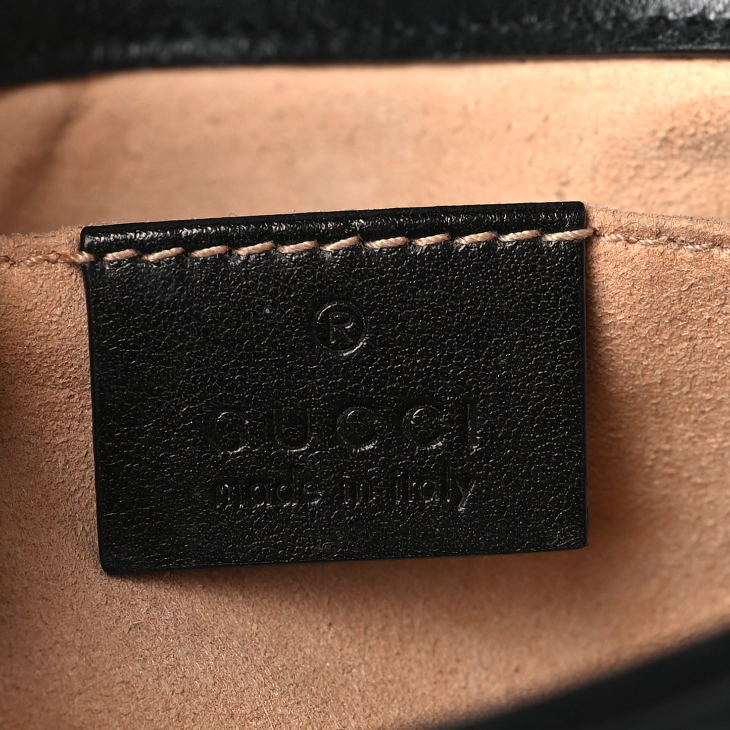 Calfskin Matelasse Mini GG Marmont Shoulder Bag Black