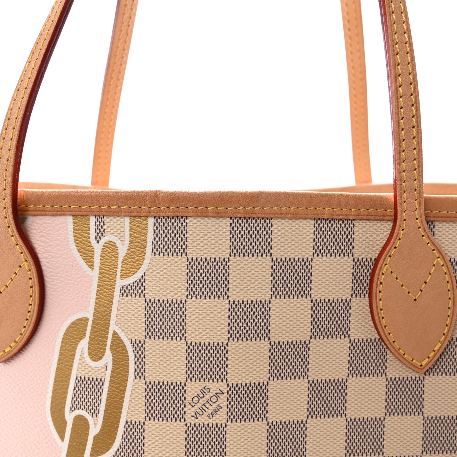 Louis Vuitton Damier Azur Nautical Neverfull MM 7 of 9