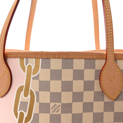 Louis Vuitton Damier Azur Nautical Neverfull MM 7 of 9