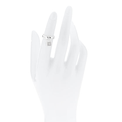 Tiffany Sterling Silver 1837 Lock Charm Ring 47 4 2 of 4