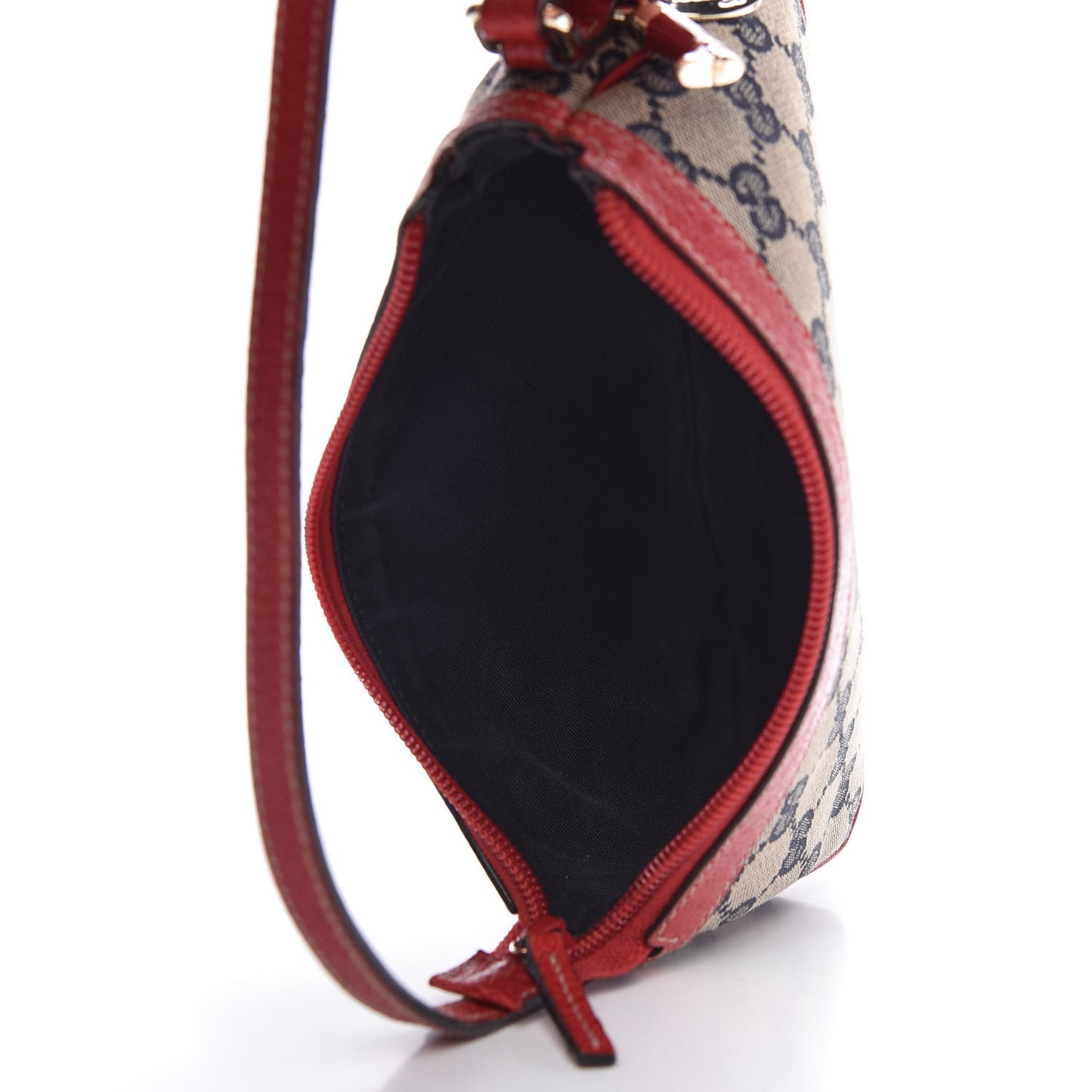 Monogram Small Pochette Red