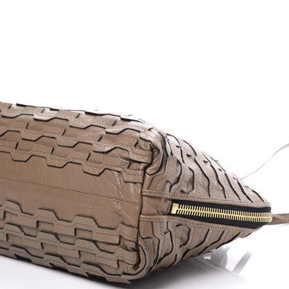 Marc Jacobs Goatskin Quilted Scales Satchel Grey 8 of 10