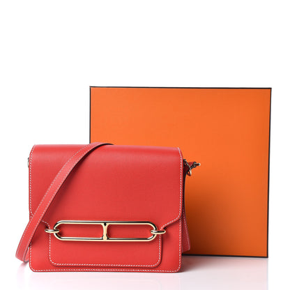 Hermes Evercolor Sac Roulis 23 Rouge De Coeur 11 of 11