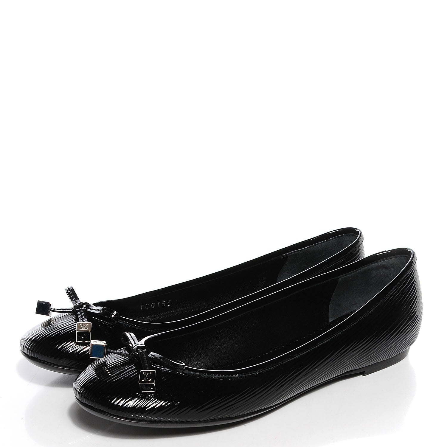 Louis Vuitton Epi Electric Debbie Ballerina Flats 38.5 Black 3 of 8