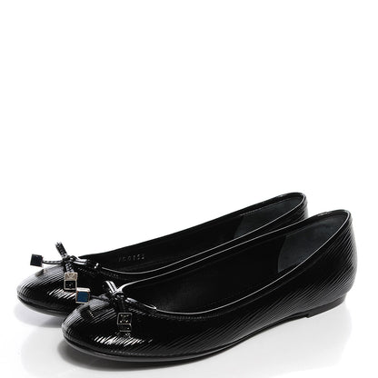 Louis Vuitton Epi Electric Debbie Ballerina Flats 38.5 Black 3 of 8