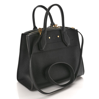 Louis Vuitton Taurillon City Steamer PM Black 3 of 11