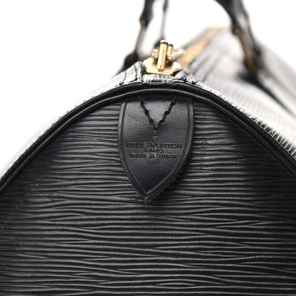 Louis Vuitton Epi Keepall 45 Black 5 of 14