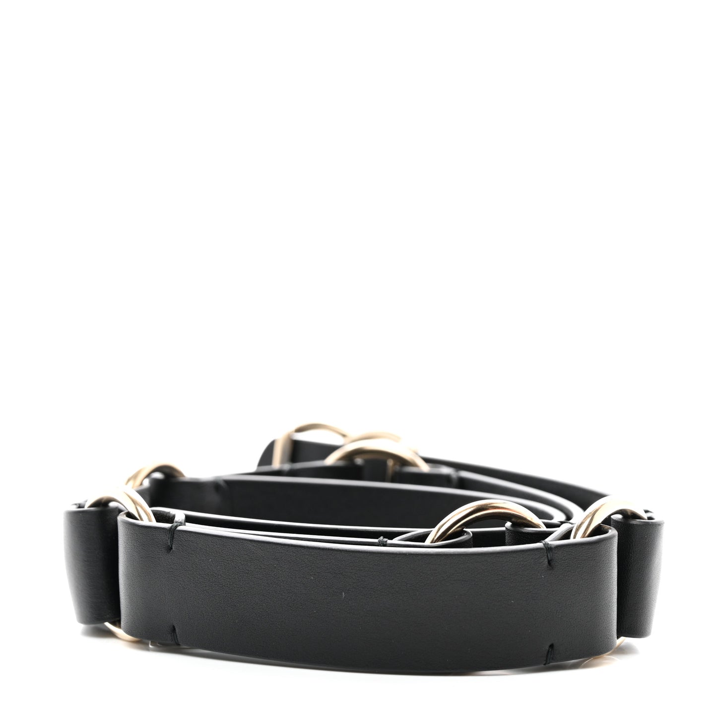 Calfskin CC Belt Black