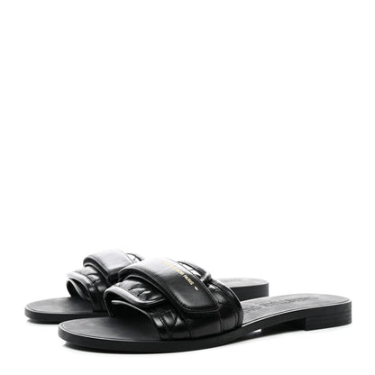 Christian Dior Calfskin Cannage Dio(r)evolution Slide Sandals 37 Black 3 of 9