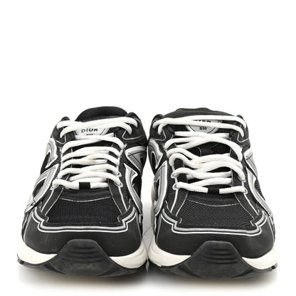 Christian Dior Technical Mesh Calfskin Mens B30 Sneakers 43 Black White 3 of 9
