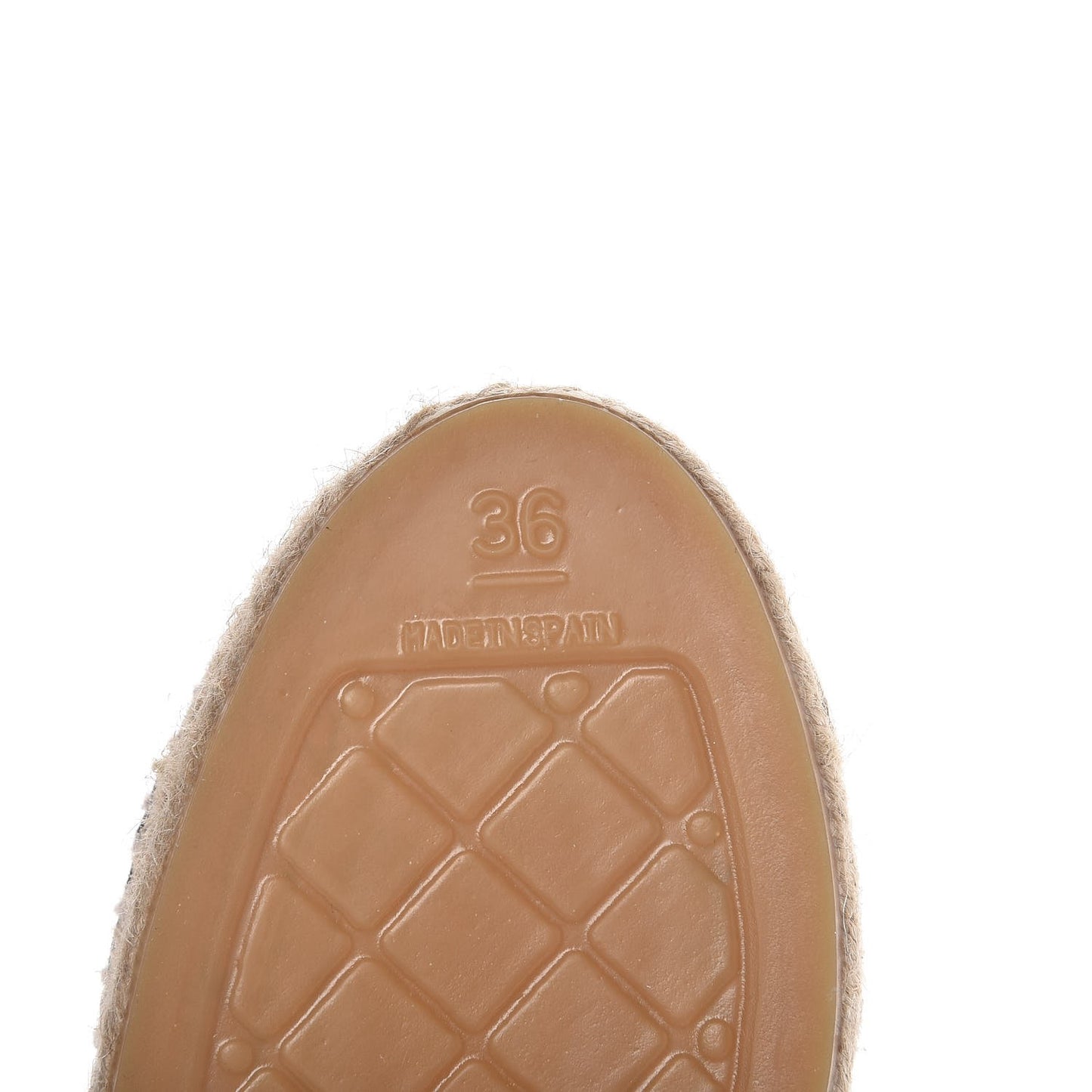 Lambskin CC Espadrilles 36 Black