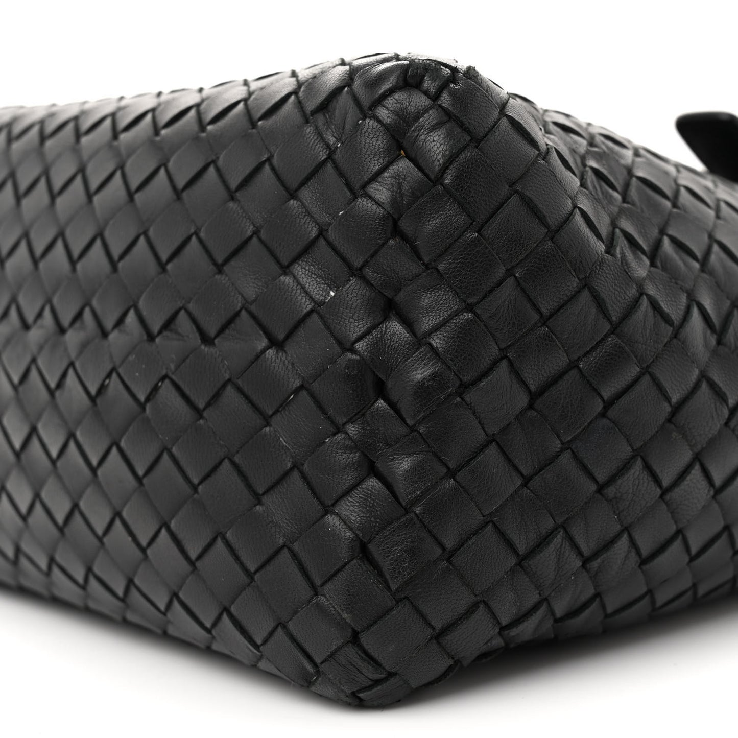 Nappa Intrecciato Medium Seamless Tote Black