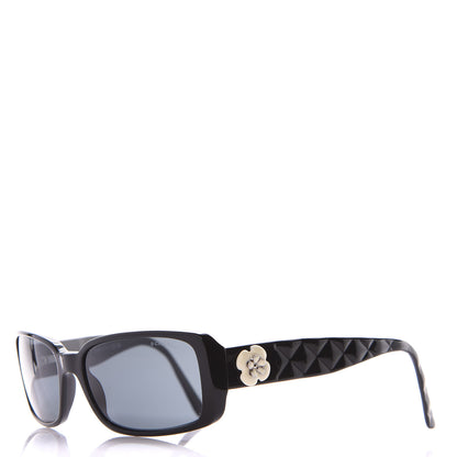 Chanel Camellia CC Sunglasses 5111 Black 1 of 7