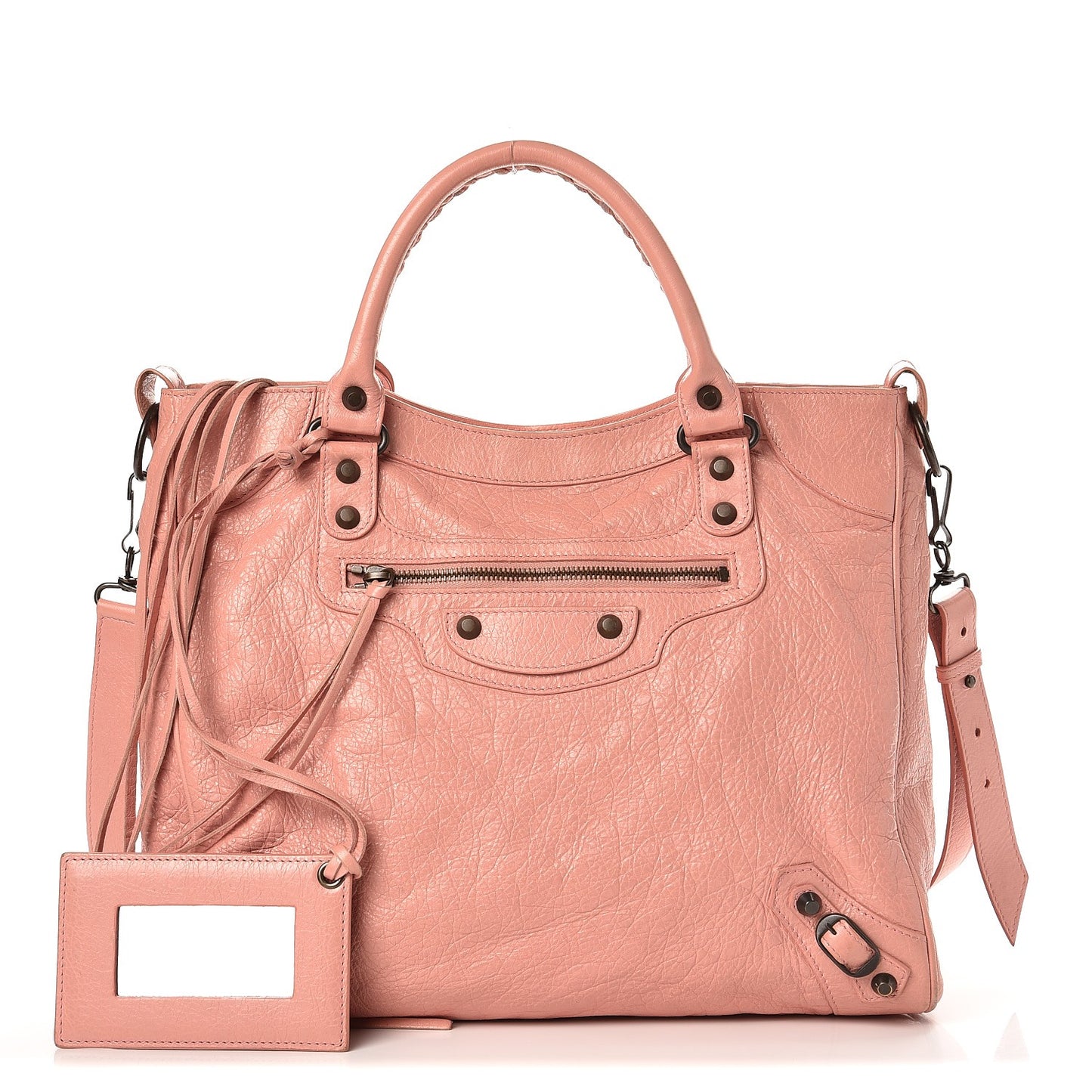 Agneau Classic Hardware Velo Rose Peche