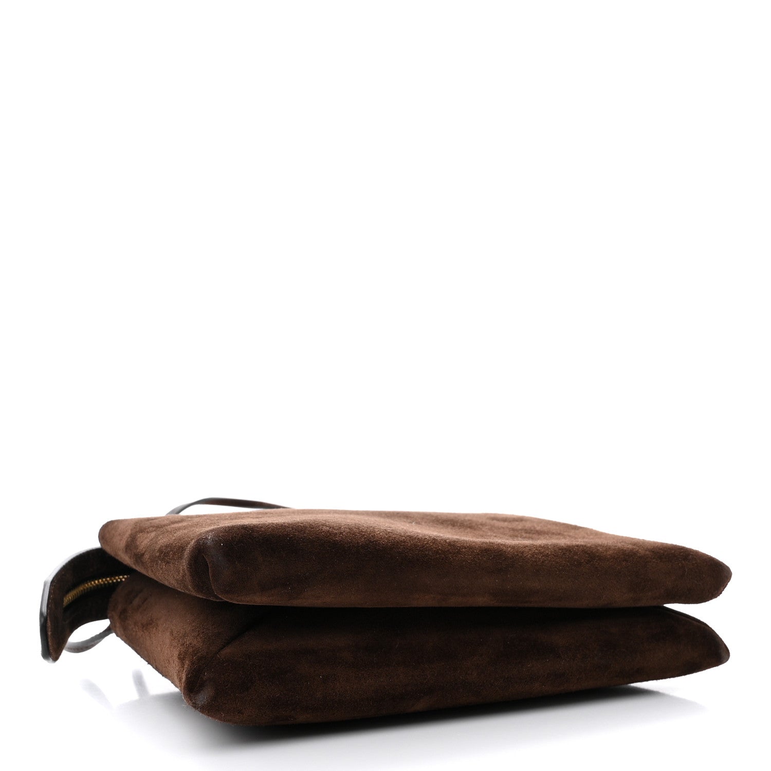 The Row Suede Calfskin Mini Nu Twin Bag Mocha 4 of 11