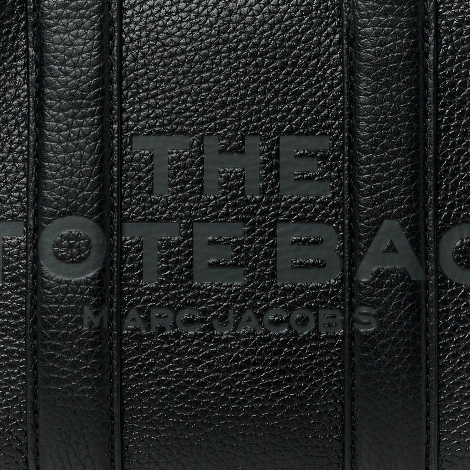 Marc Jacobs Grained Calfskin Micro The Tote Bag Black 9 of 11