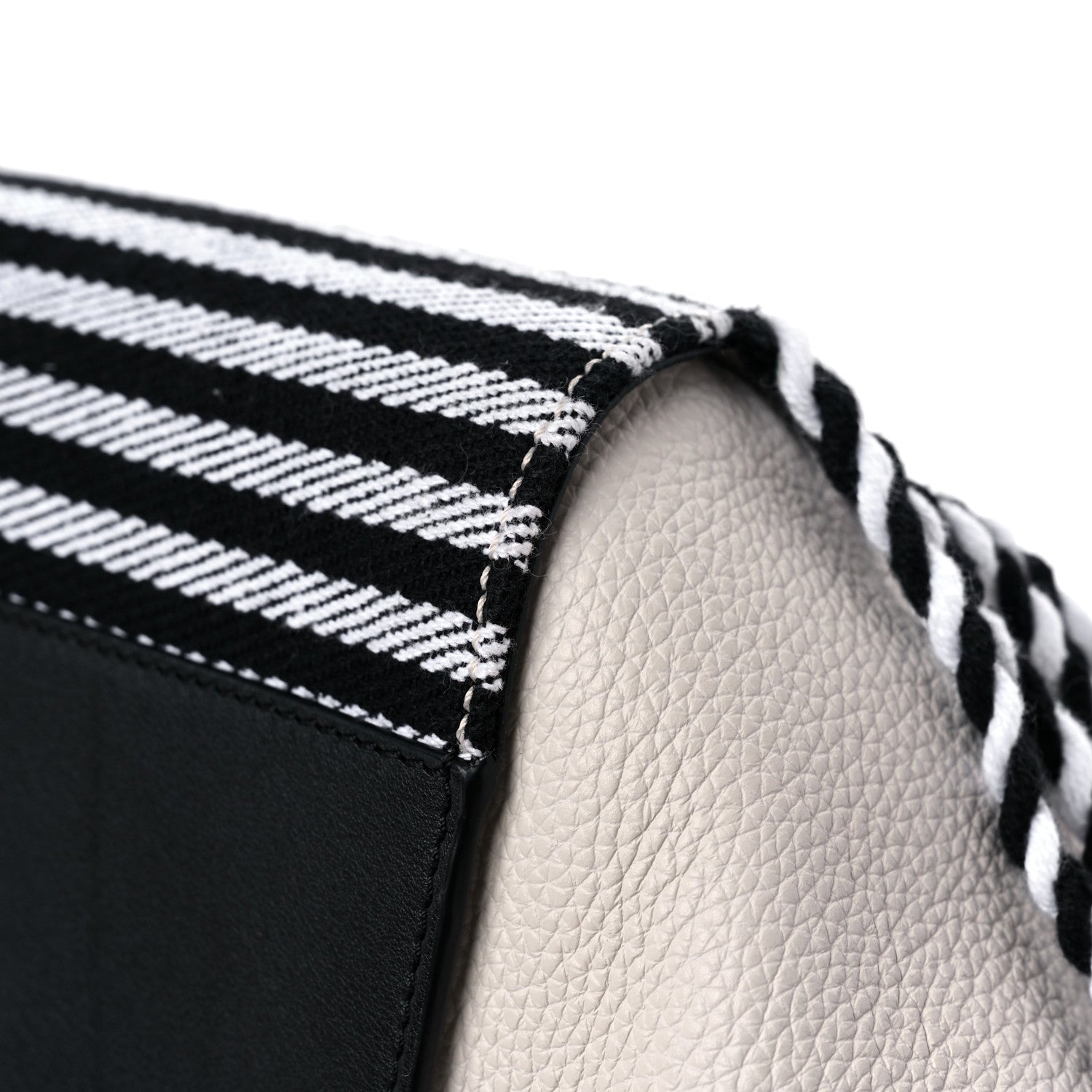 Loewe Calfskin Stripe Small Hammock Shoulder Bag Tan Black 10 of 11