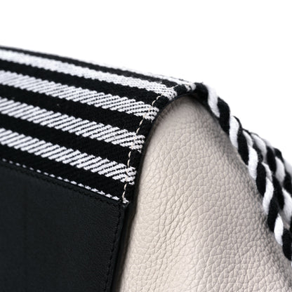 Loewe Calfskin Stripe Small Hammock Shoulder Bag Tan Black 10 of 11