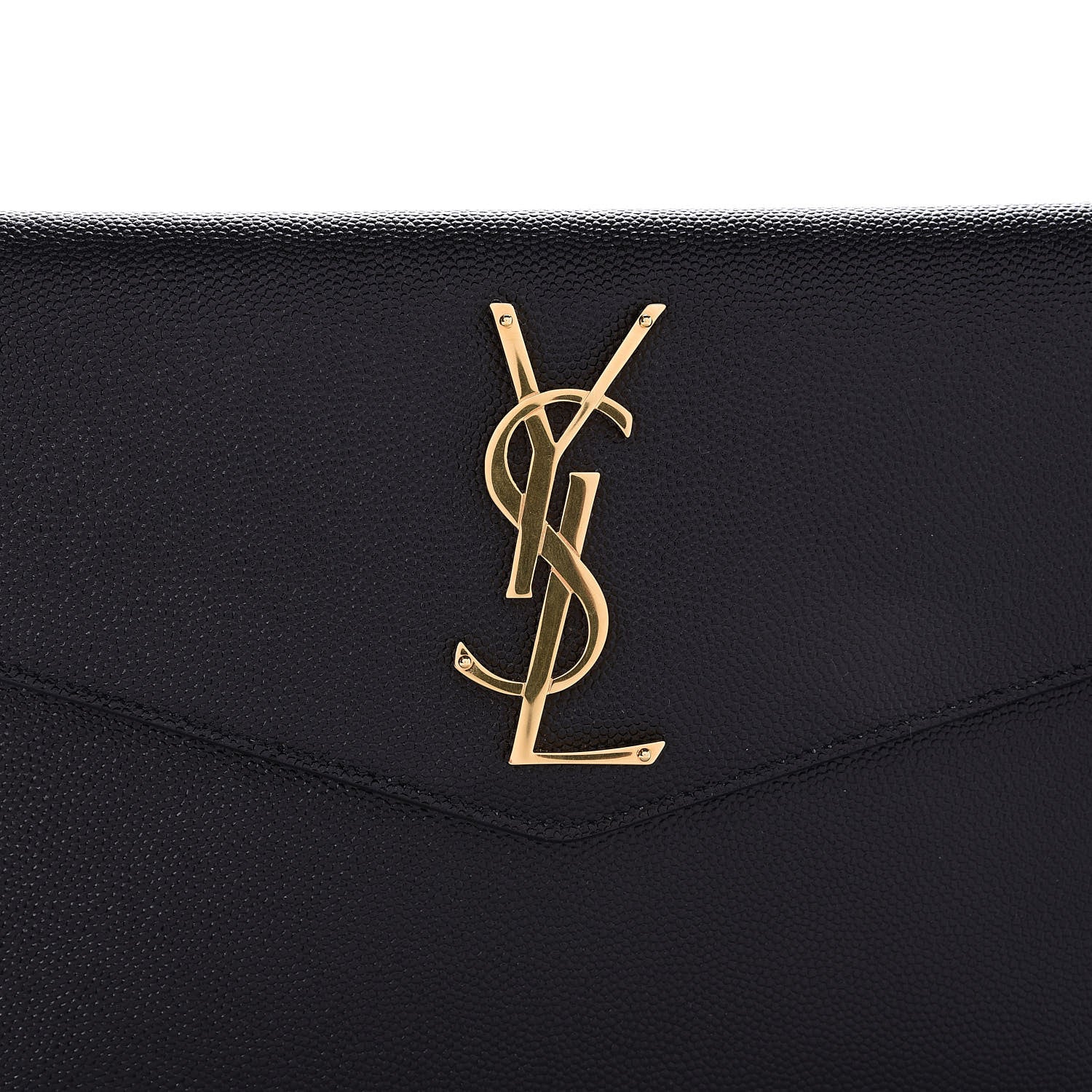 Saint Laurent Grain De Poudre Uptown Pouch Black 10 of 11