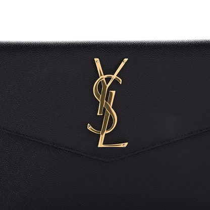 Saint Laurent Grain De Poudre Uptown Pouch Black 10 of 11